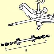 H. Lower Control Arm Shaft & Bushing Kit