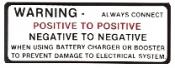 Battery Decal